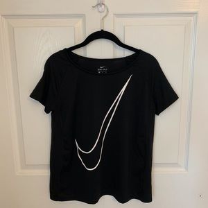 Nike black workout tee